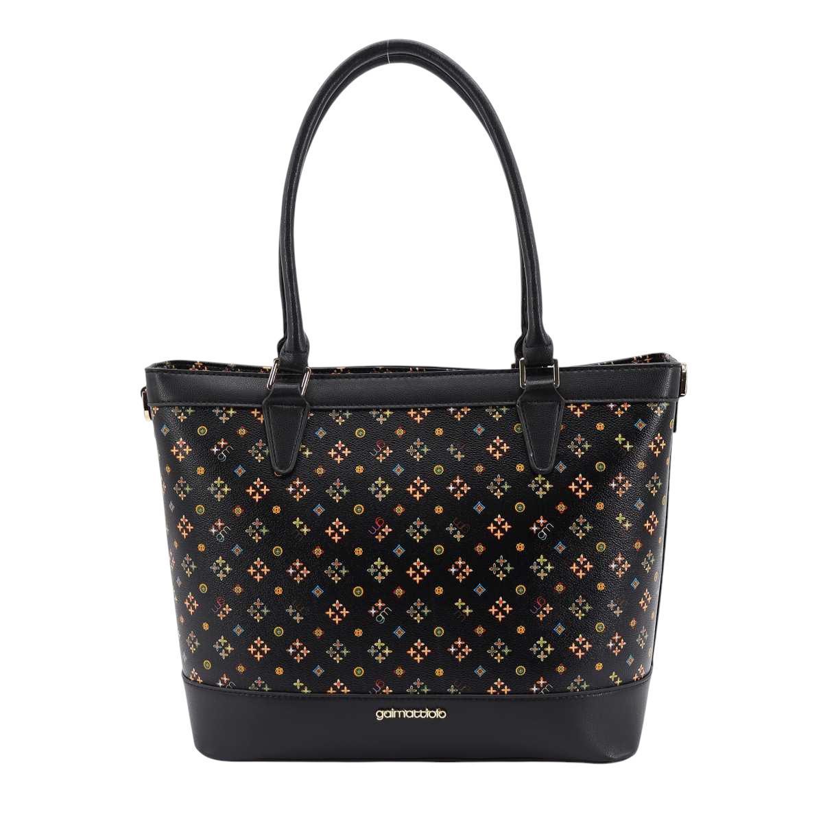 Borsa shopping due manici in ecopelle Gai Mattiolo