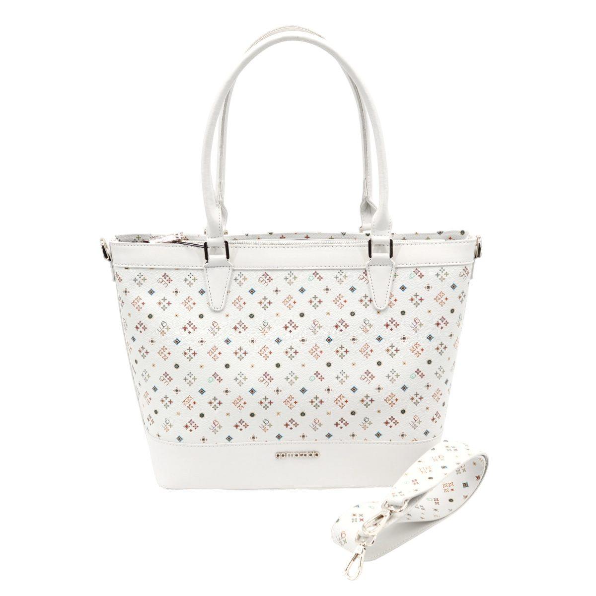 Borsa shopping due manici in ecopelle Gai Mattiolo