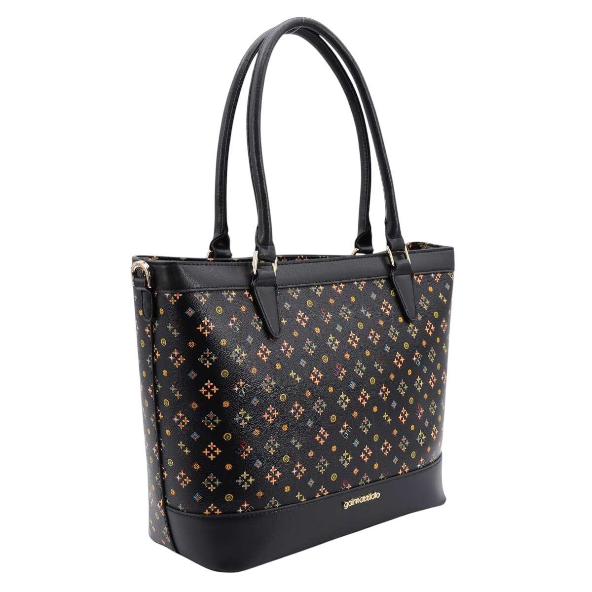 Borsa shopping due manici in ecopelle Gai Mattiolo