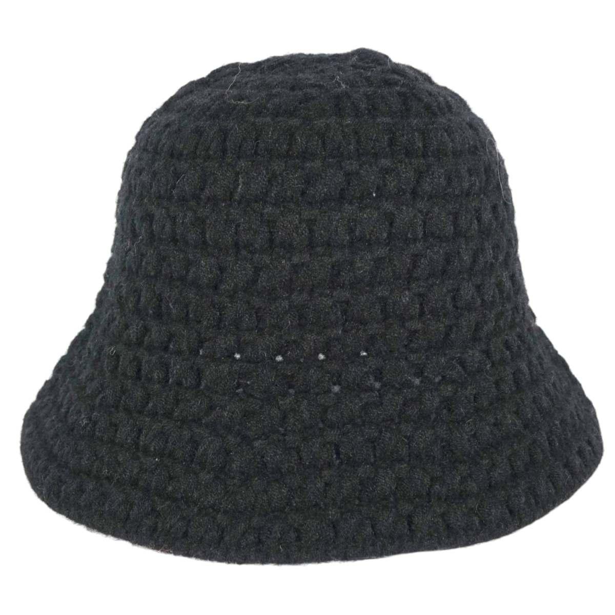 Cappello donna bucket effetto maglia