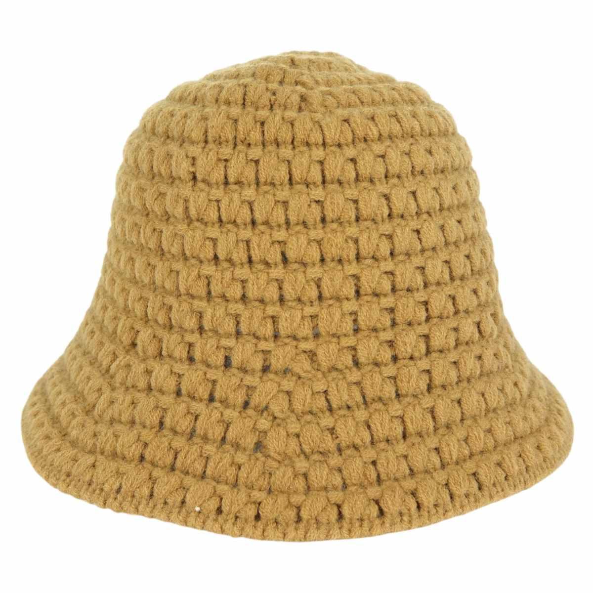 Cappello donna bucket effetto maglia