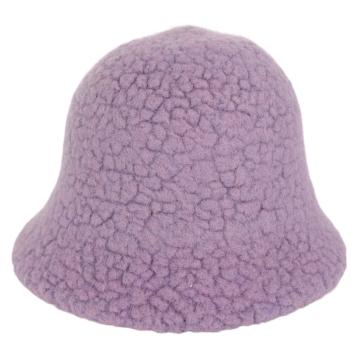 Cappello donna bucket effetto teddy