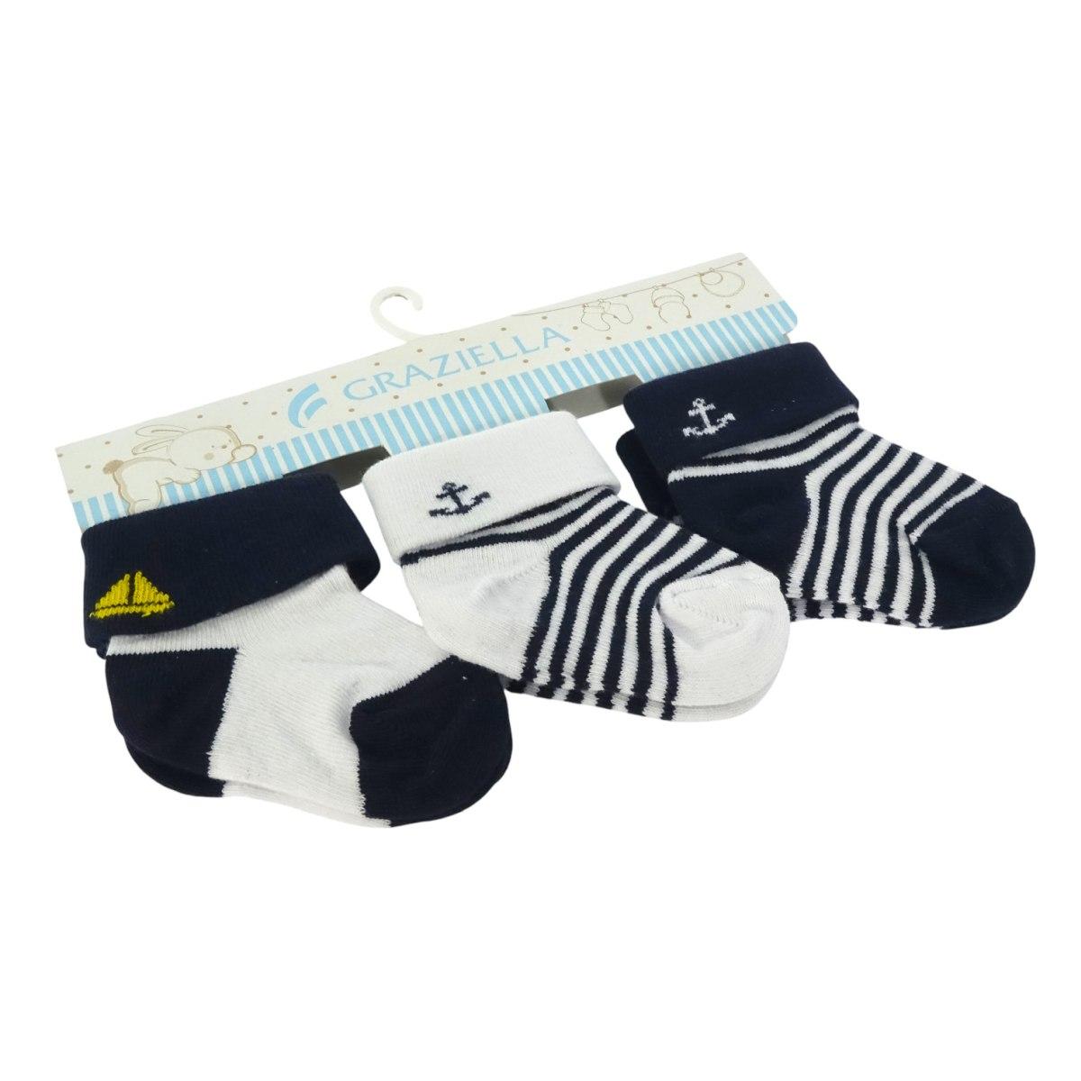 Tris calzini bimbo Graziella