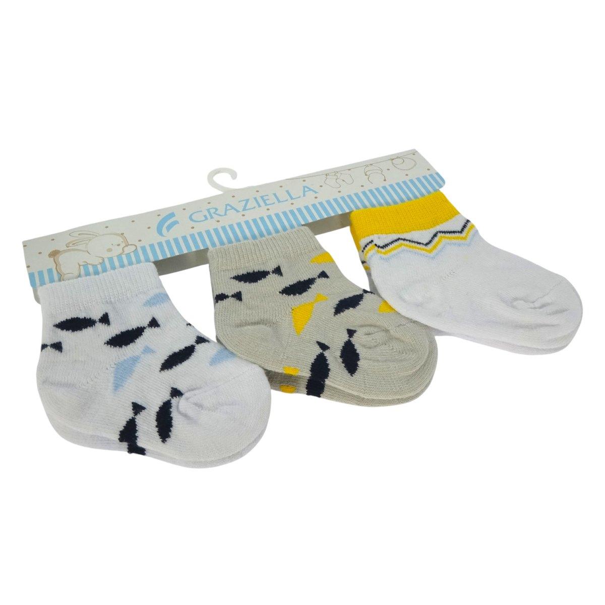 Tris calzini bimbo Graziella