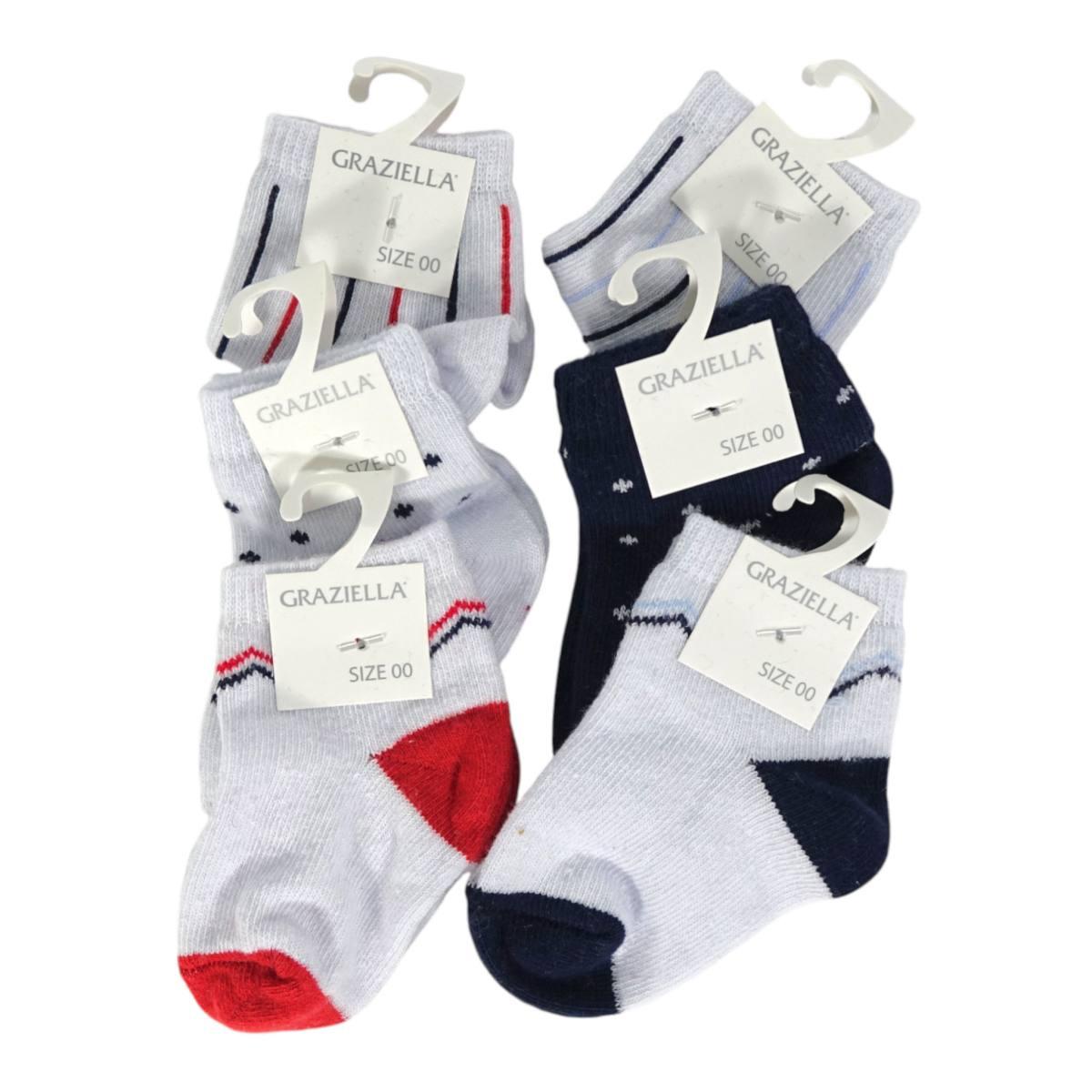 Box 6 paia calzini bimbo Graziella