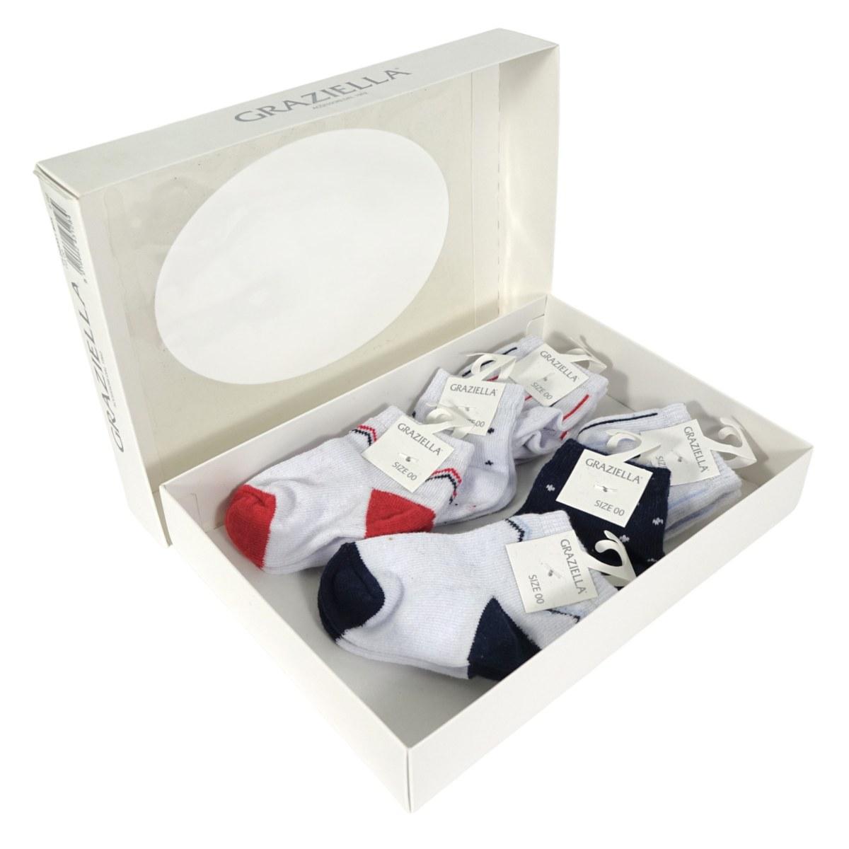 Box 6 paia calzini bimbo Graziella