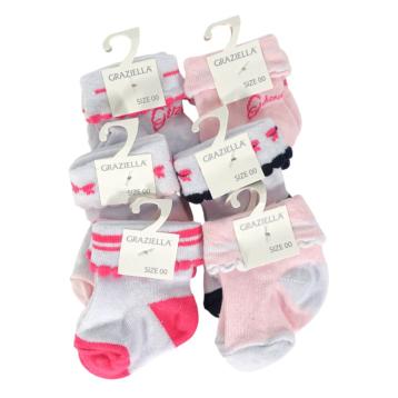 Box 6 paia calzini bimba Graziella