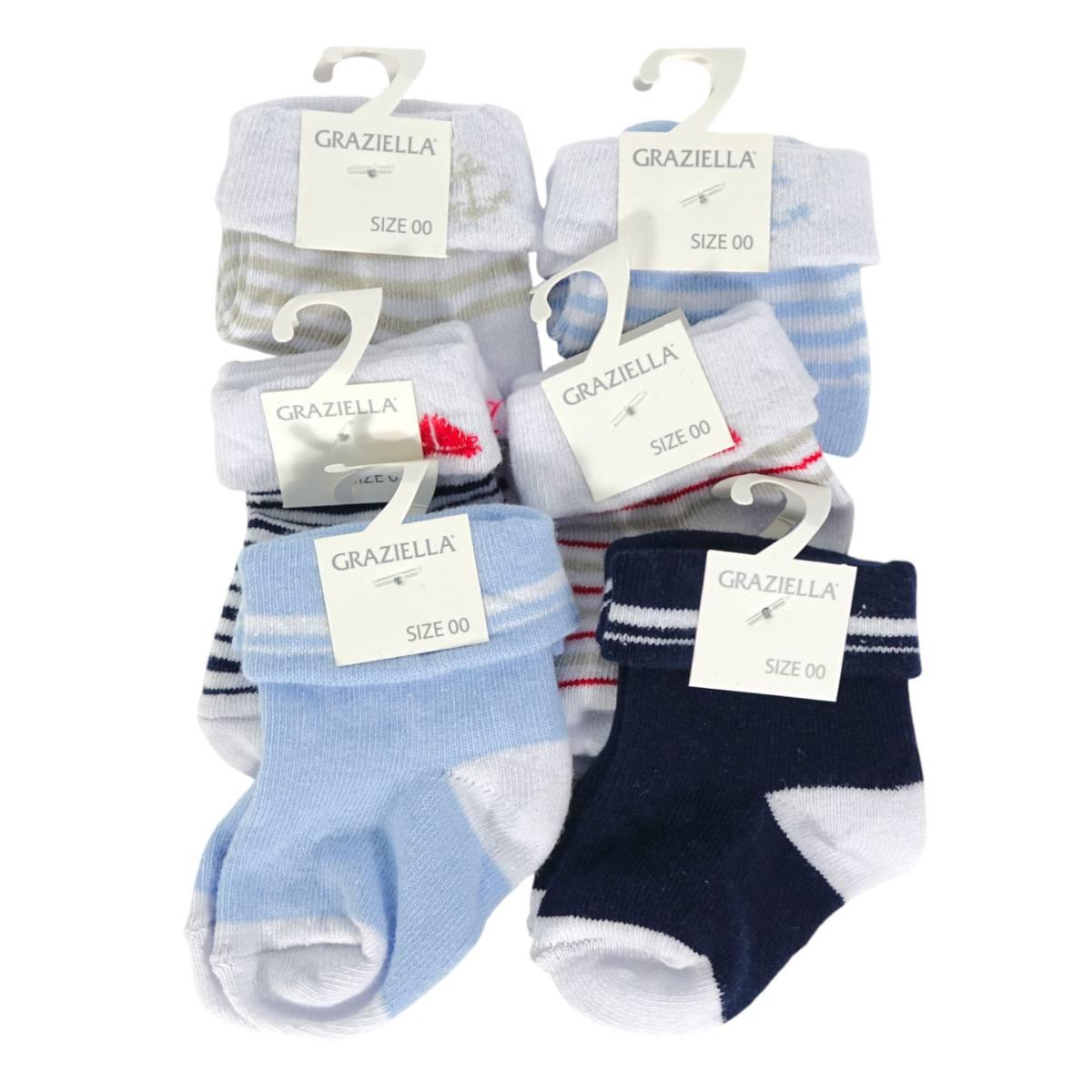 Box 6 paia calzini bimbo Graziella