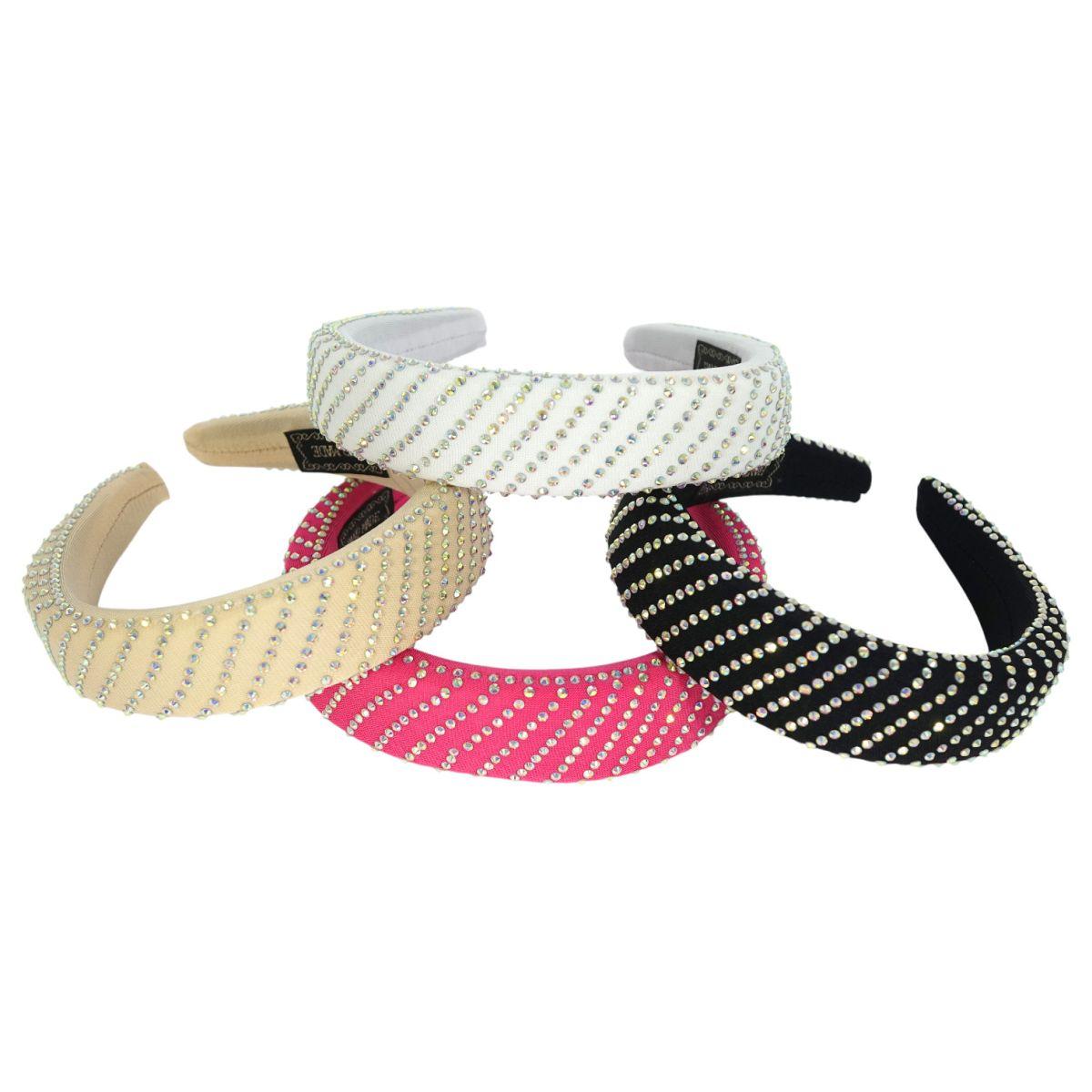 Cerchietto per capelli con pietre boreali colori assortiti Le Kikke