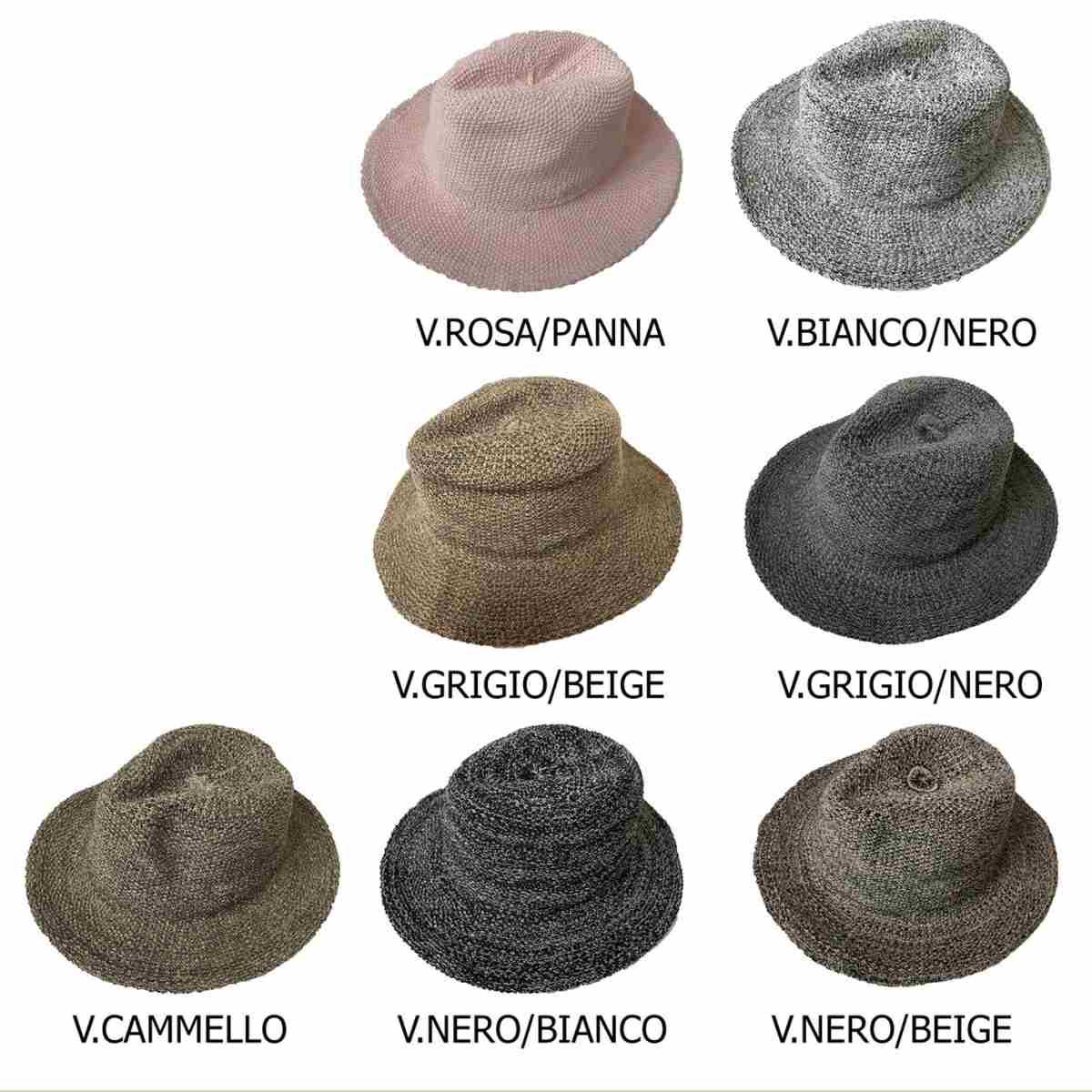 Cappello donna falda larga Too Chic