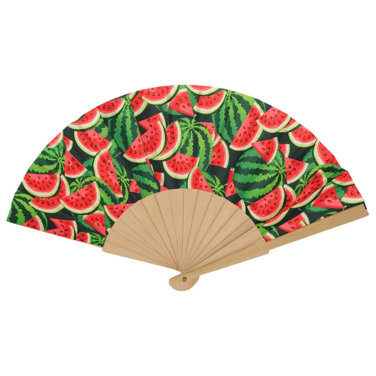Ventaglio in tessuto fantasie assortite frutta d.43 cm