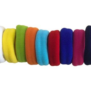 Polsino per capelli maxi confezione da 24 pz colori fluo Lill