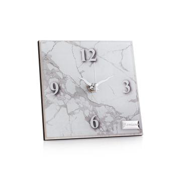 Orologio bianco carrara 13 X 13 cm