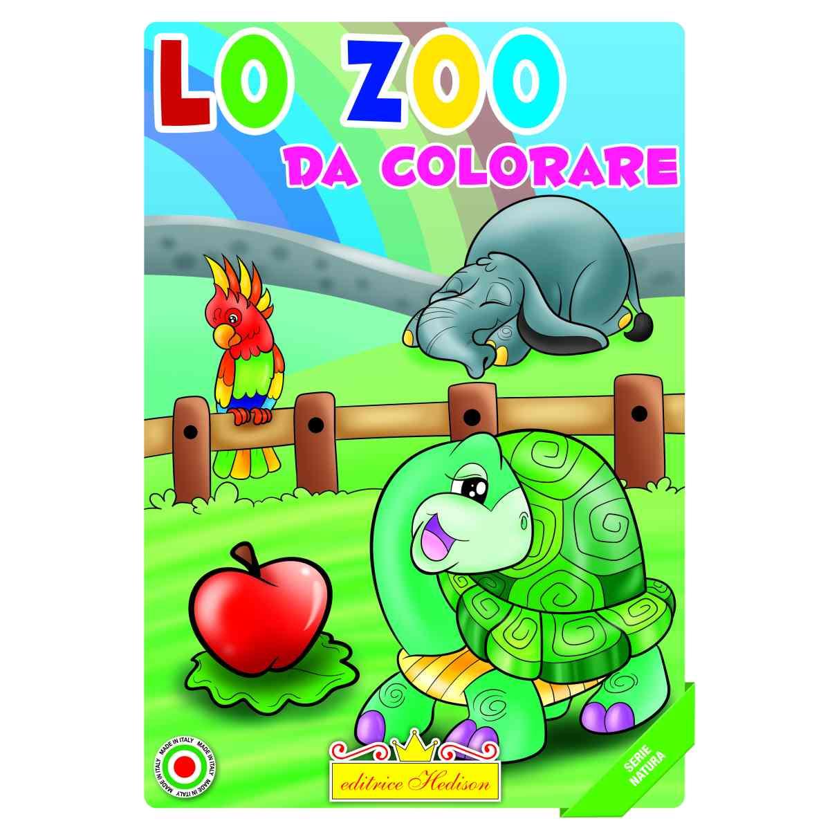 Libro lo zoo da colorare