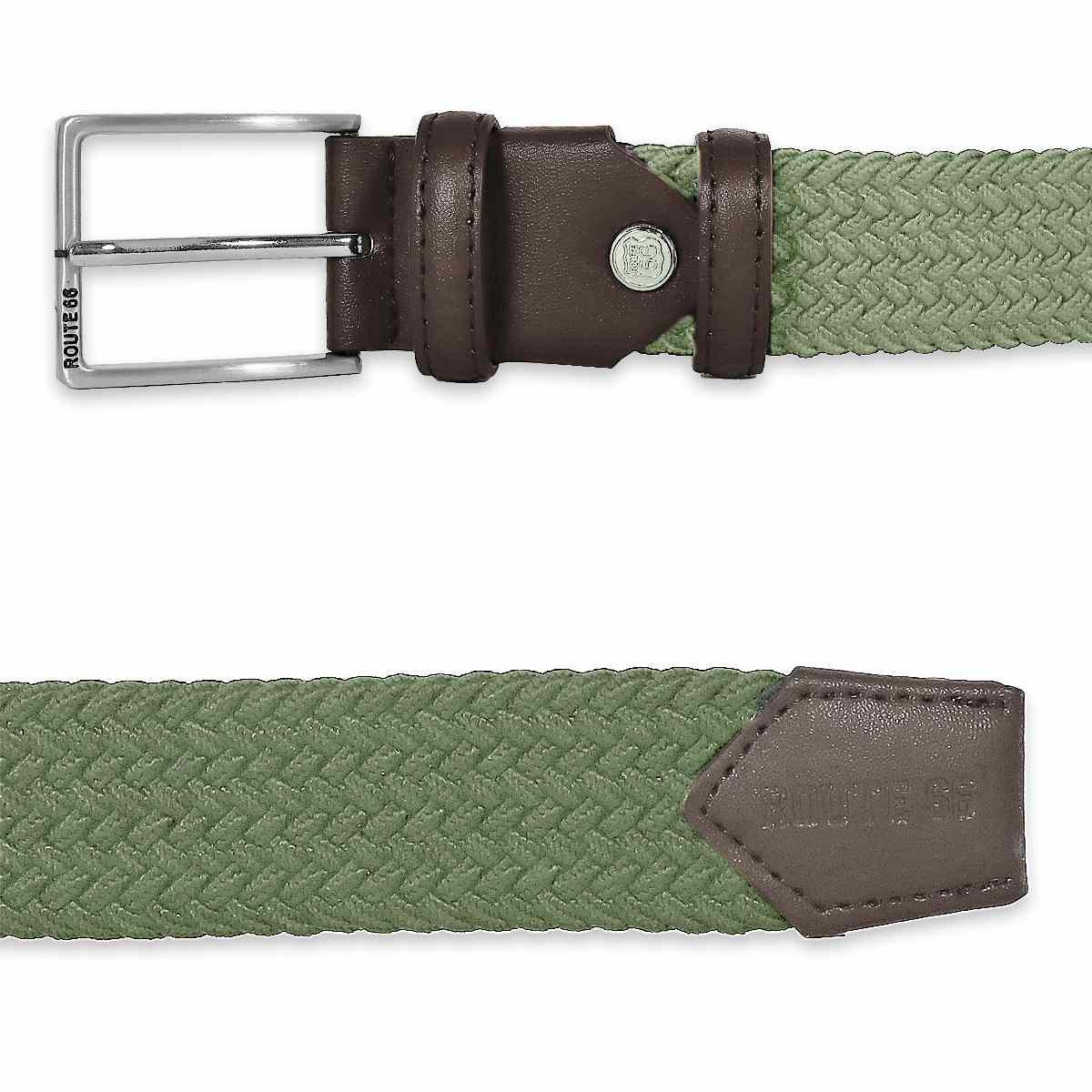 Cintura uomo elastica in PU Route 66
