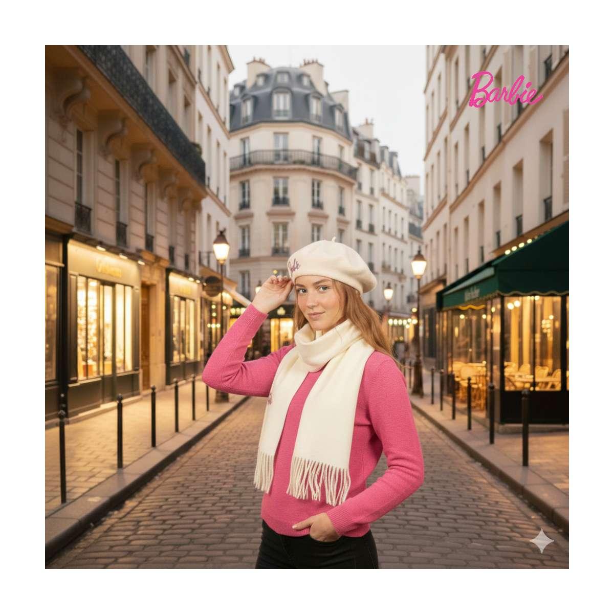 Cappello basco in tessuto Barbie