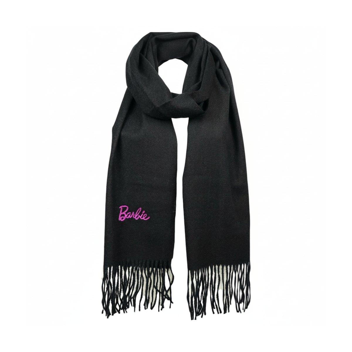 Sciarpa in tessuto con frange Barbie