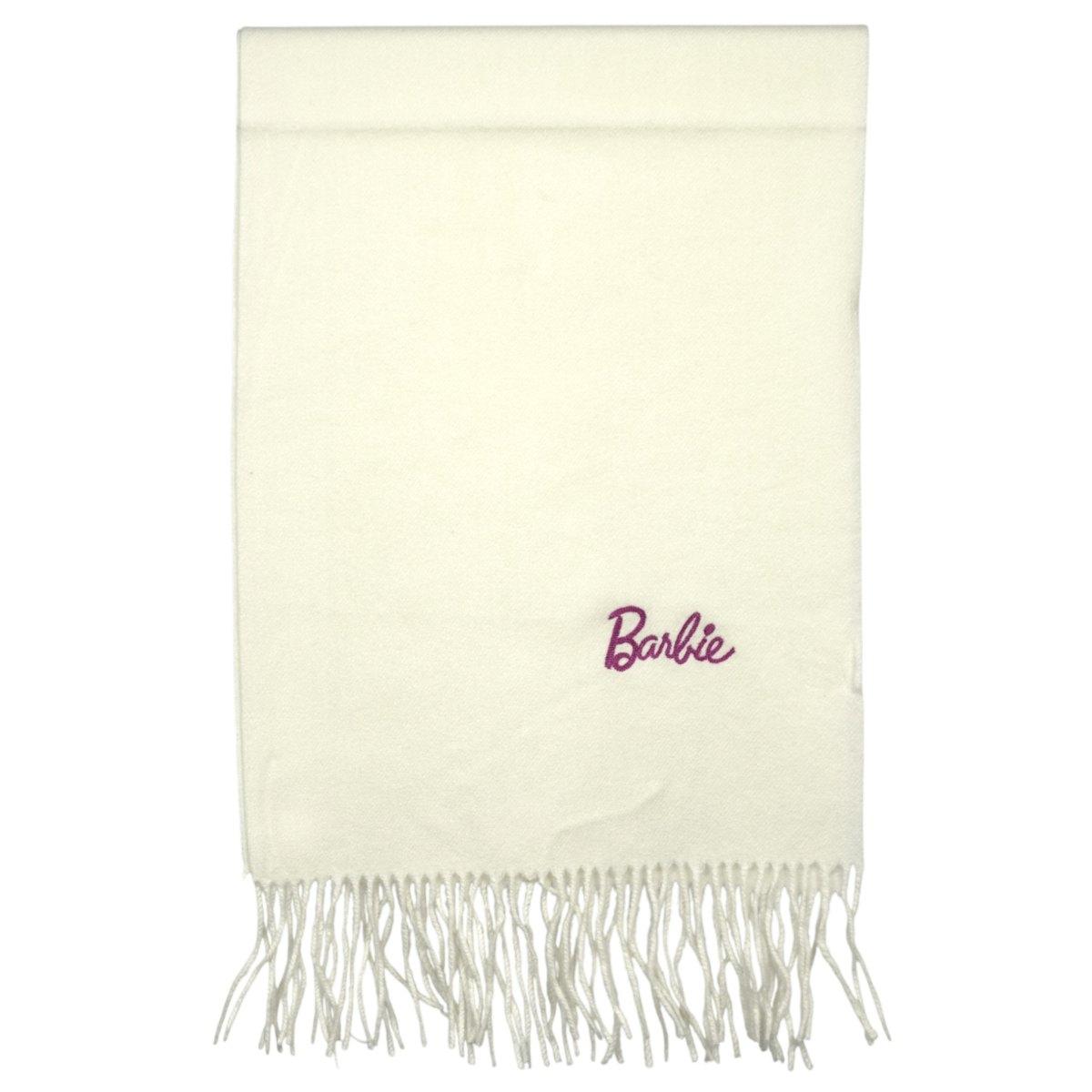 Sciarpa in tessuto con frange Barbie