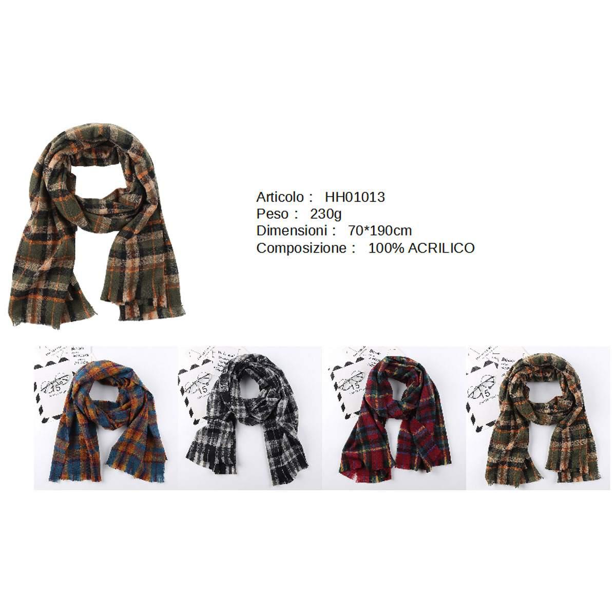 Sciarpa donna in acrilico Verve con shopper regalo in omaggio