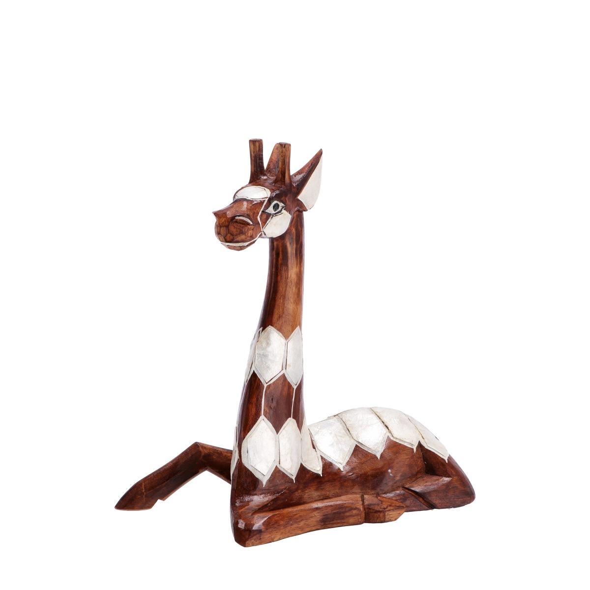 Giraffa in legno per decorazione 35x15xh36 cm