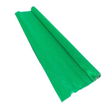 Carta crespa metal colore verde 50x150 cm