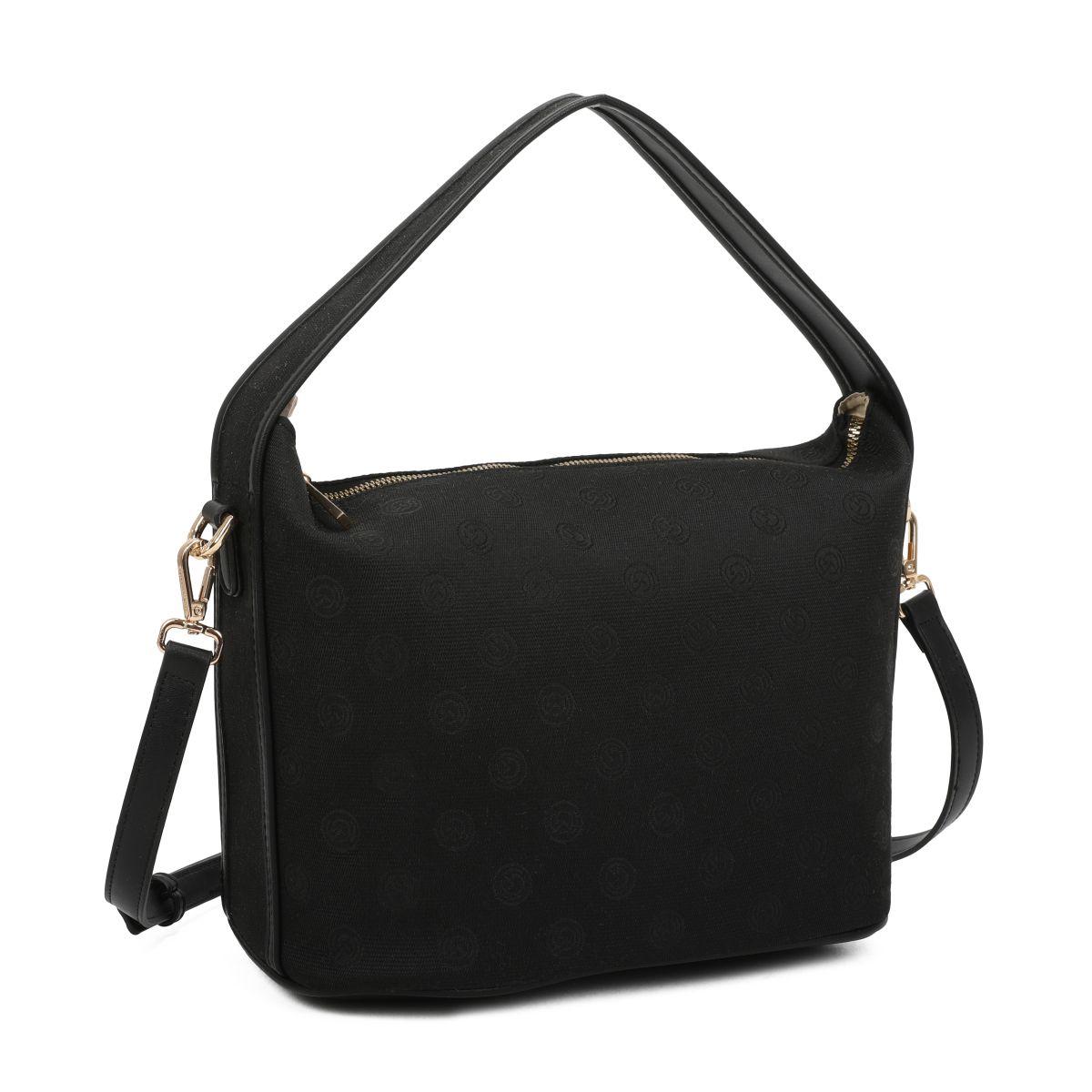 Borsa donna Gai Mattiolo Jeans in tessuto jacquard e nylon