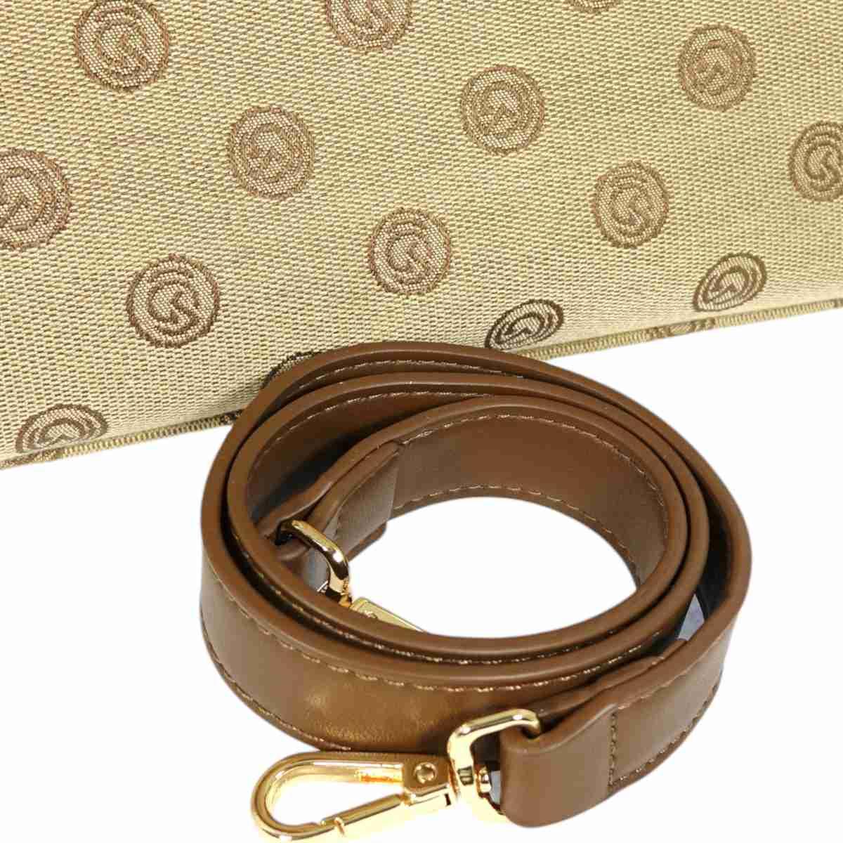 Borsa donna jeans in tessuto jacquard e nylon Gai Mattiolo