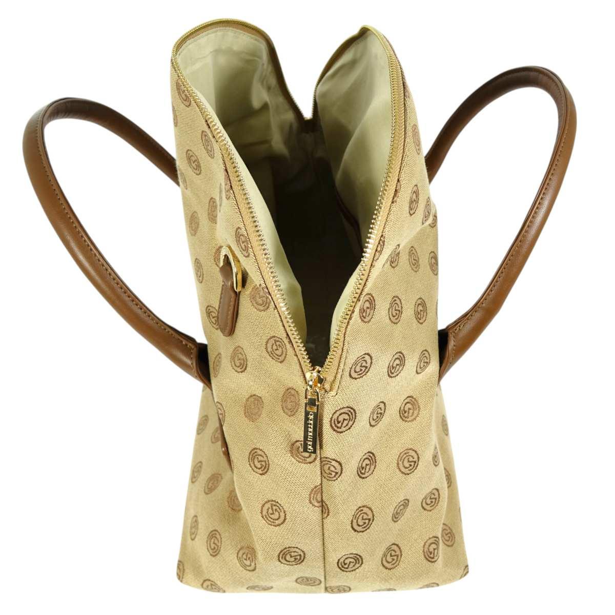 Borsa donna jeans in tessuto jacquard e nylon Gai Mattiolo
