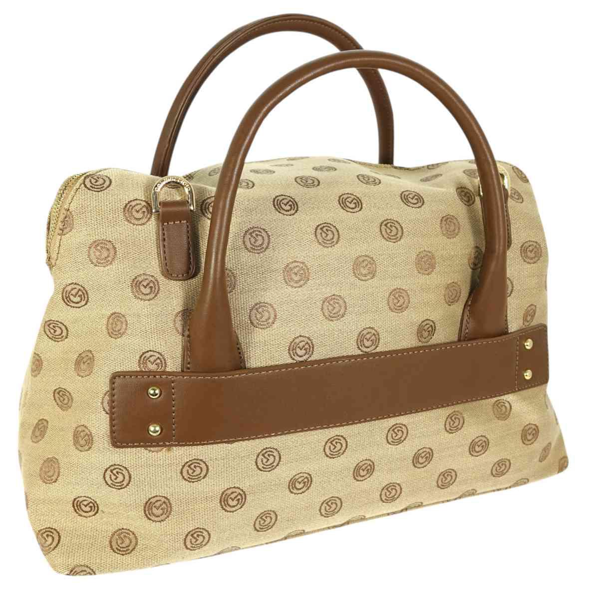 Borsa donna jeans in tessuto jacquard e nylon Gai Mattiolo