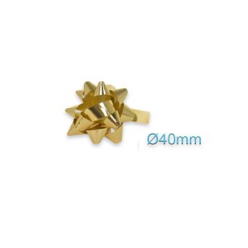 1000 coccarde adesive metallizzate oro mm. 6,5