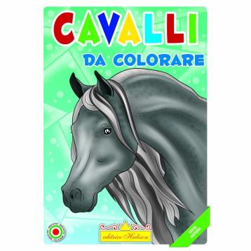 Libro  da colorare cavalli