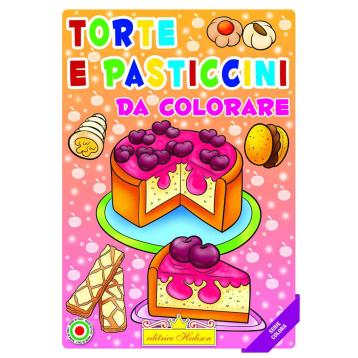 Libro da colorare torte e pasticcini
