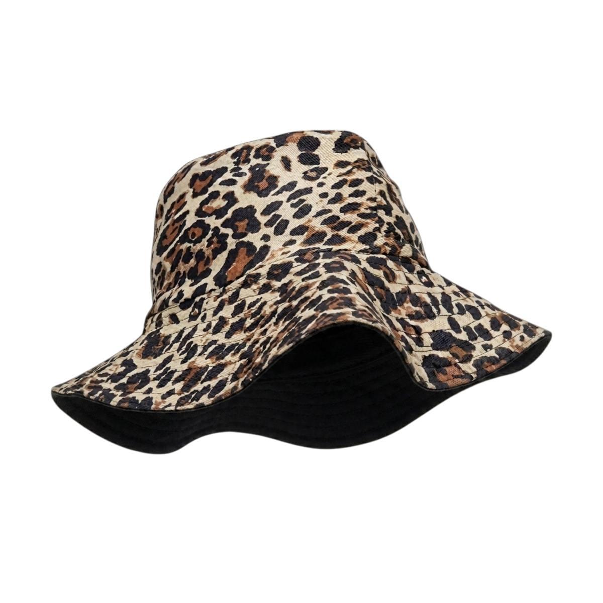 Cappello donna pescatore in cotone fantasia animalier Solo Soprani