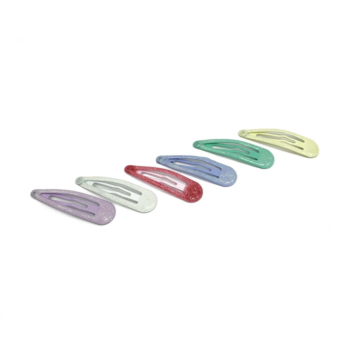 Clic clac 7cm glitter pastel Le Kikke