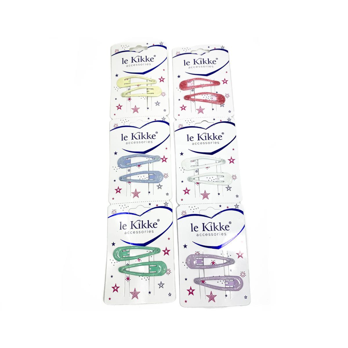 Clic clac 7cm glitter pastel Le Kikke