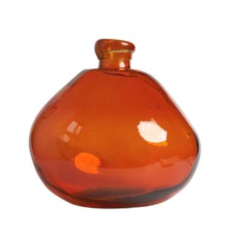 Vaso in vetro riciclato Essential arancio 86691 33x30 cm