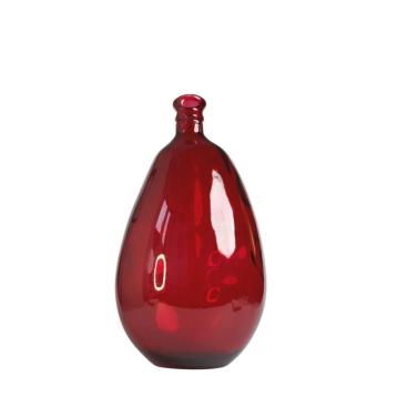 Vaso in vetro riciclato Essential rosso 86684 25x46,5 cm