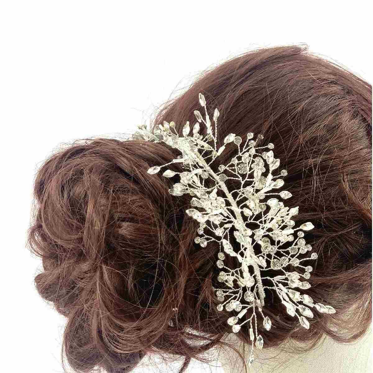 Fermagli acconciatura sposa C63