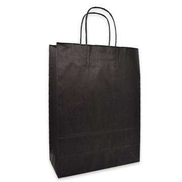 Shopper carta nero italy  h21 X l24 X p11 cm