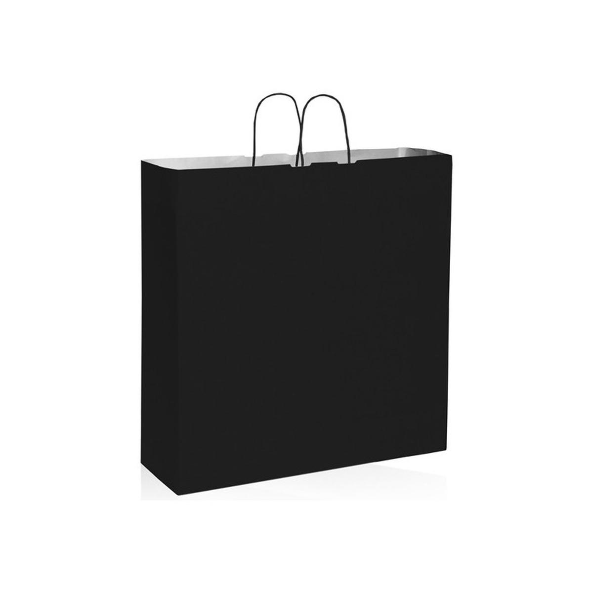 Shoppers carta colore nero italy h39 X l55 X p15 CM