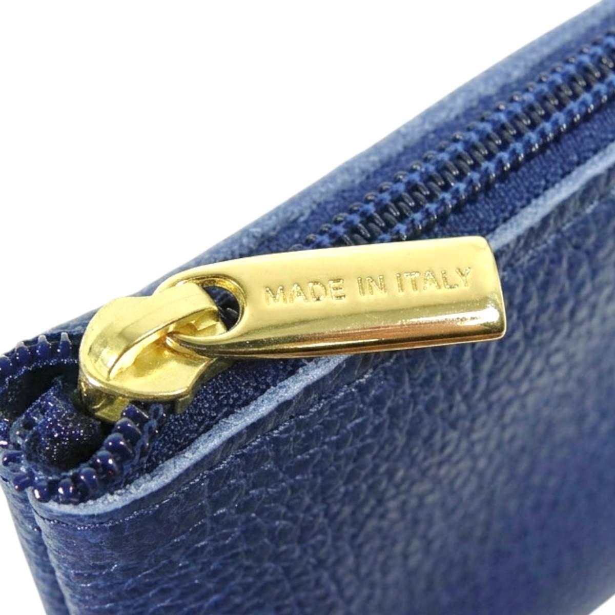 Portamonete in vera pelle colori assortiti Capoverde Made in Italy