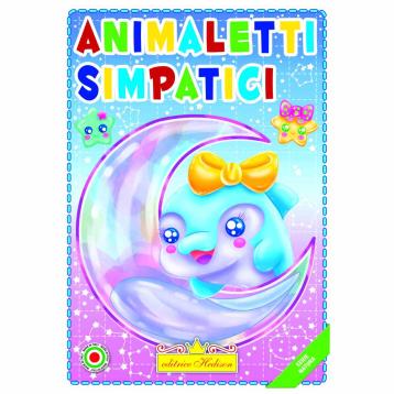 Libro da colorare animaletti simpatici
