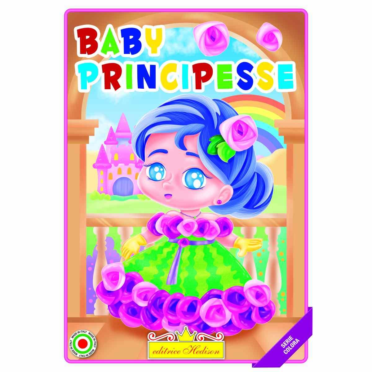 Libro da colorare baby principesse