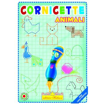 Libro disegna e colora cornicette animali