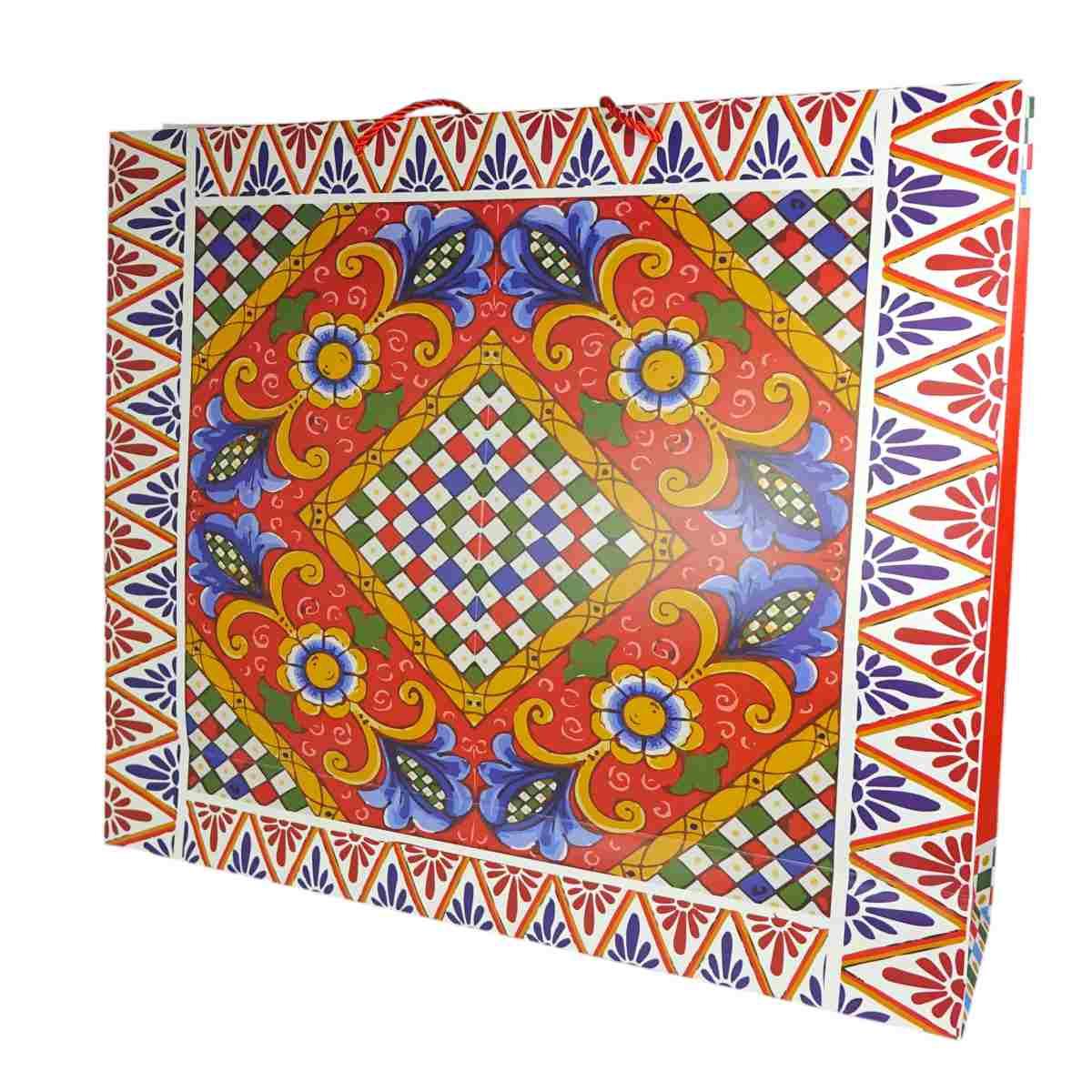 Shoppers carta h.22 x l.26 x p.8 cm sicily bags vari decori