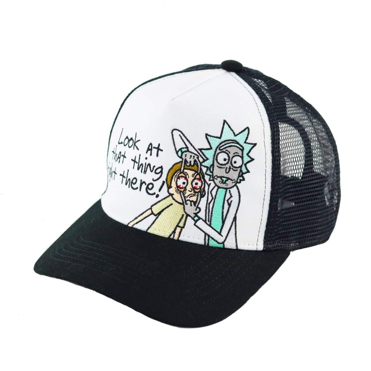 Cappello da baseball Rick and Morty con ricamo "Look at that"