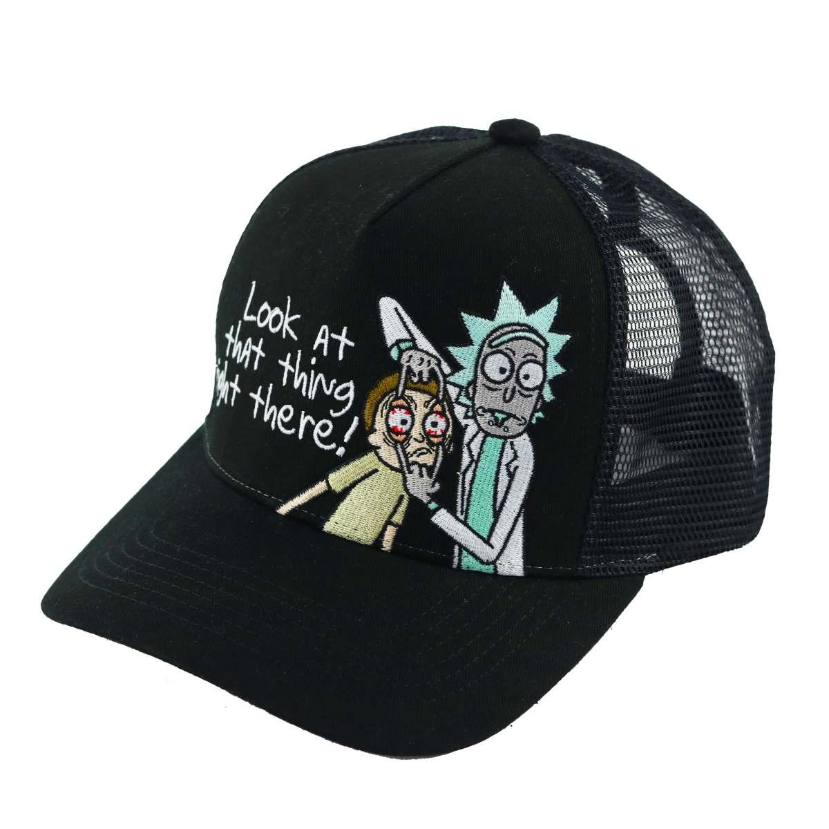 Cappello da baseball Rick and Morty con ricamo "Look at that"