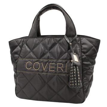 Borsa donna shopping tessuto trapuntato linea Overton Enrico Coveri
