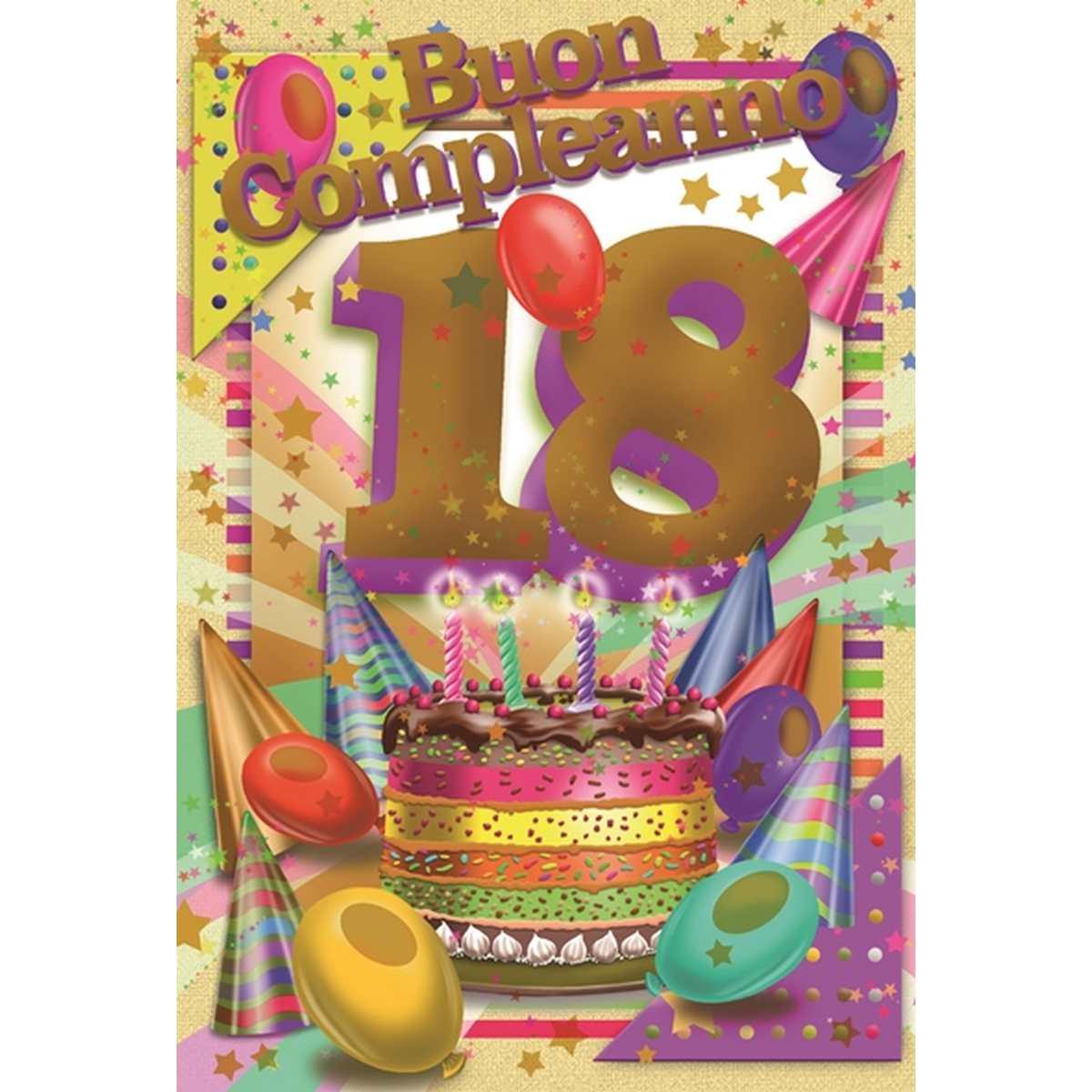 Biglietti auguri 18 anni 3 soggetti