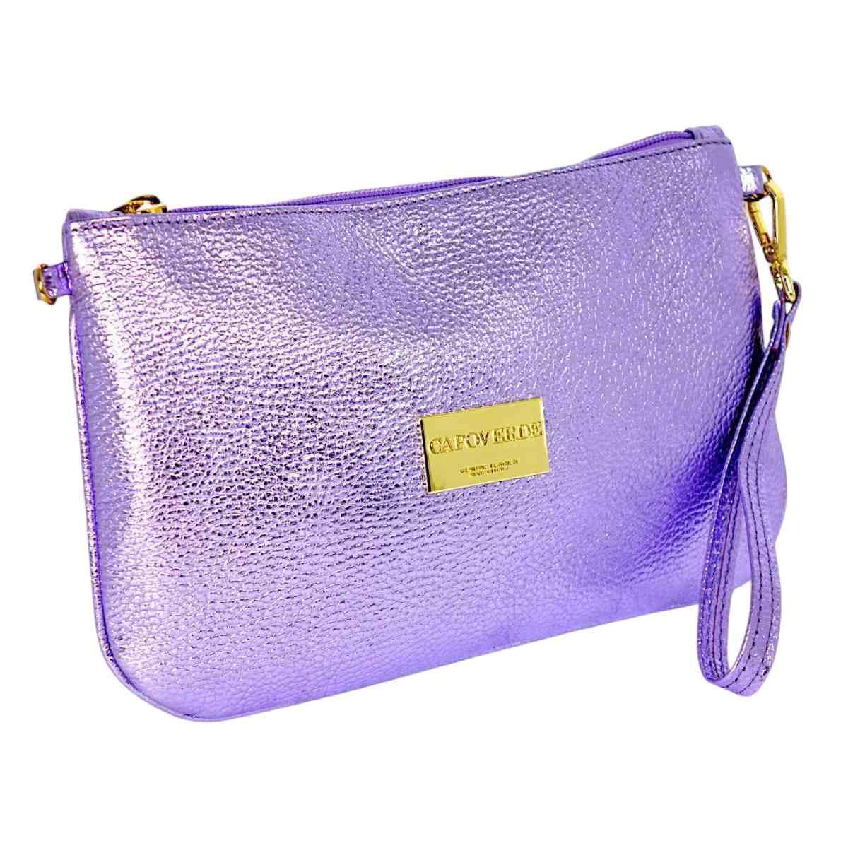 Bustina Capoverde Made in Italy in vera pelle laminata